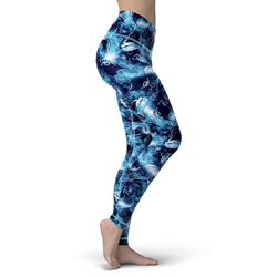 Whale Shark Wonderland Leggings, Spacefish Army